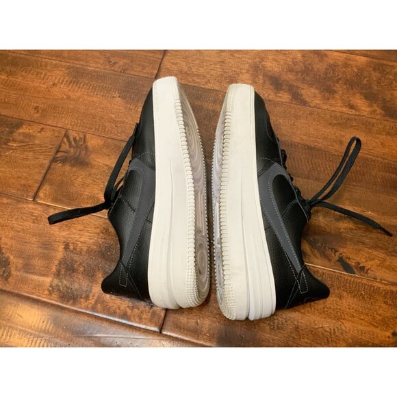 Nike Air Force One PLT.AF.ORM Black Leather Platform Sneaker DJ9946-001, Size 11 - Picture 7 of 9